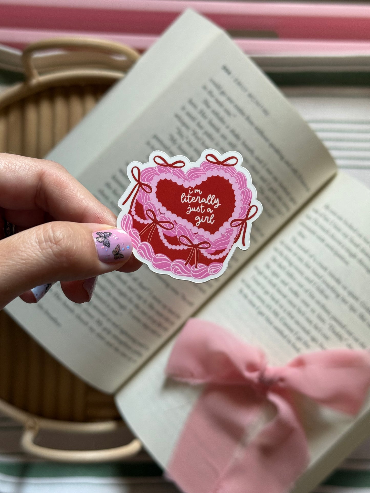 Just A Girl Sticker