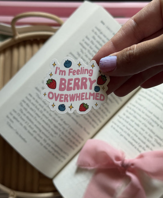 Berry Overwhelmed Sticker