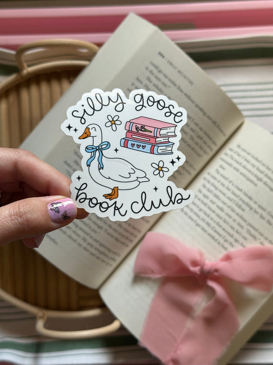 Silly Goose Book Club Sticker