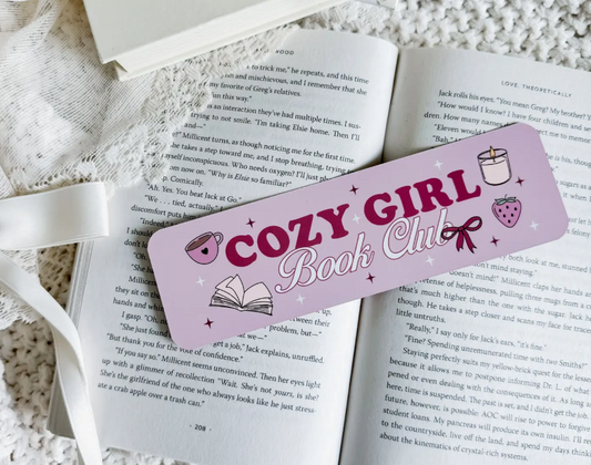 Cozy Girl Book Club Bookmark