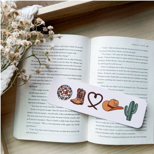 Giddy Up Cowgirl Bookmark